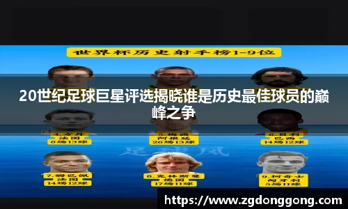20世纪足球巨星评选揭晓谁是历史最佳球员的巅峰之争